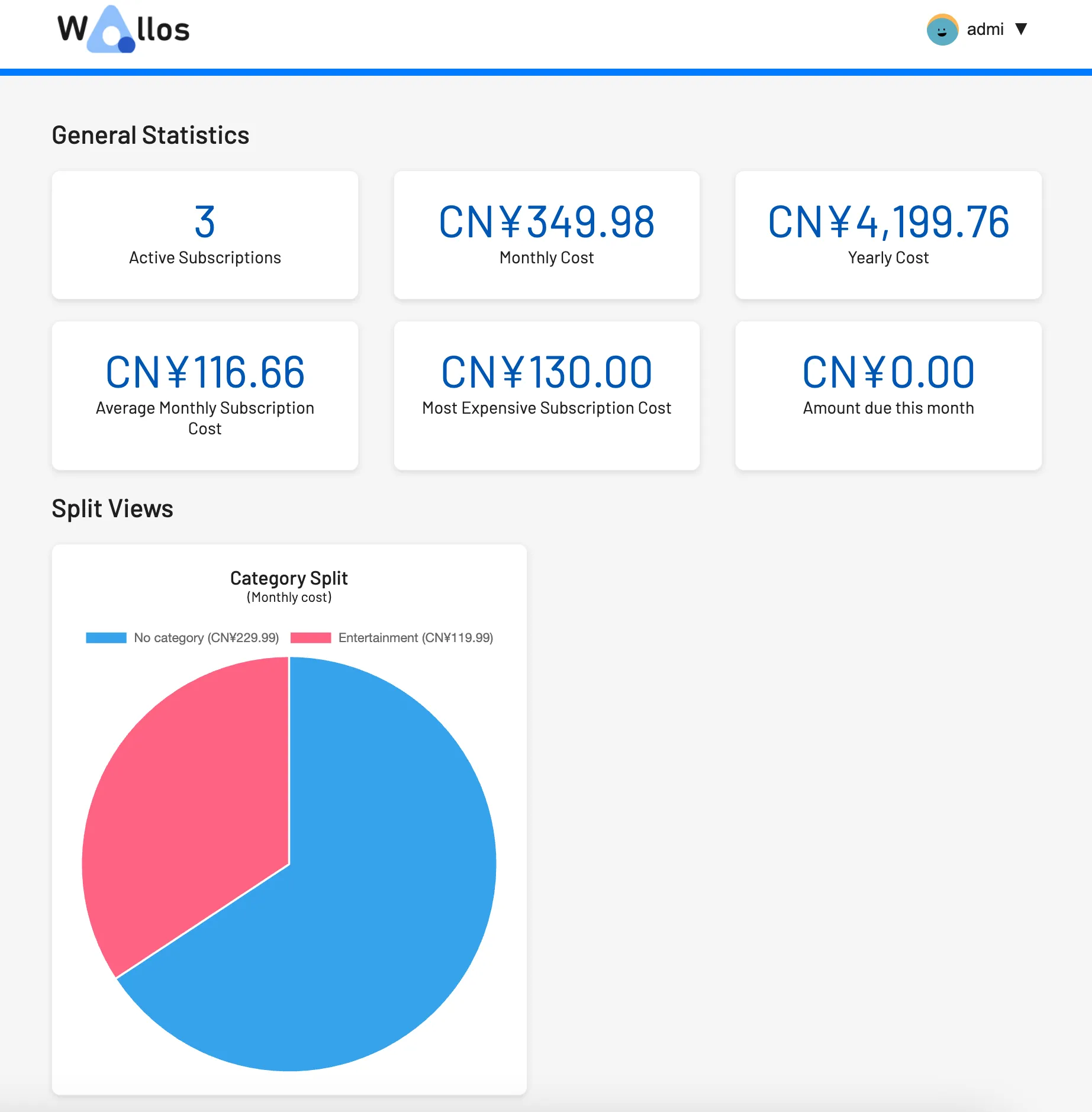 Docker 项目分享-Wallos-图2