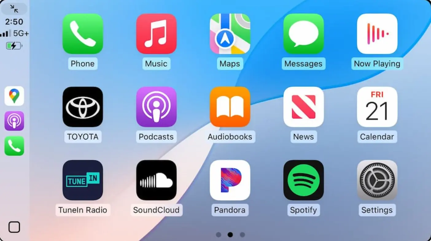 CarPlay 设计变更